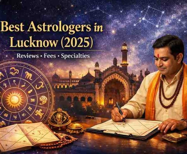 Best astrologers in Lucknow 2025 kundli reading zodiac chart astrology consultation banner