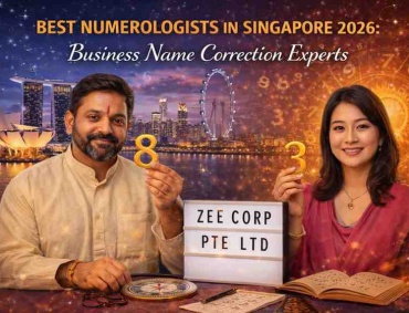 Best numerologists in Singapore 2026 offering business name correction services with numerology charts, lucky numbers, and branding guidance