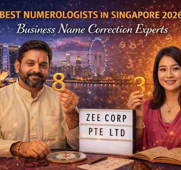 Best numerologists in Singapore 2026 offering business name correction services with numerology charts, lucky numbers, and branding guidance