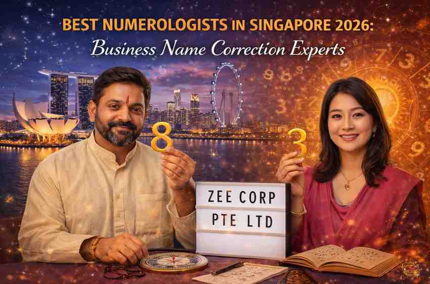 Best numerologists in Singapore 2026 offering business name correction services with numerology charts, lucky numbers, and branding guidance