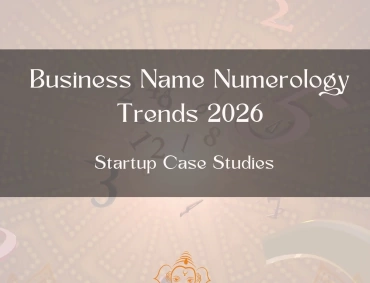 Elegant text graphic on pastel background with numerology symbols.