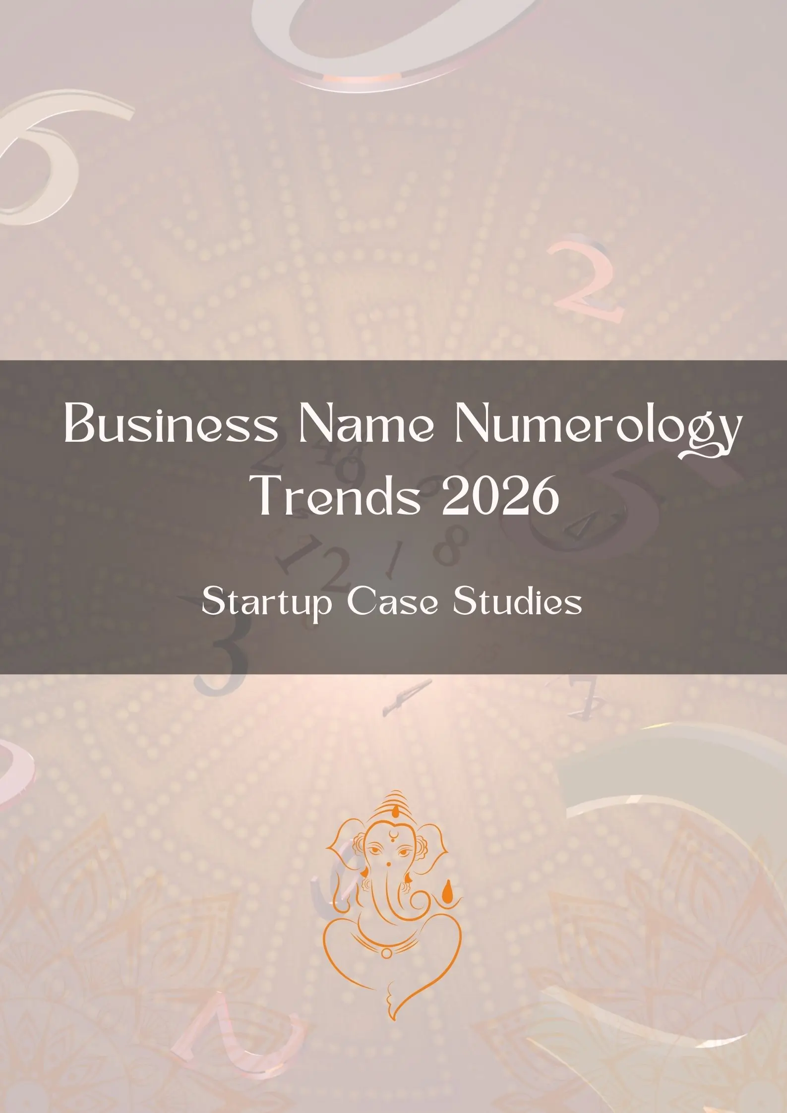 Elegant text graphic on pastel background with numerology symbols.