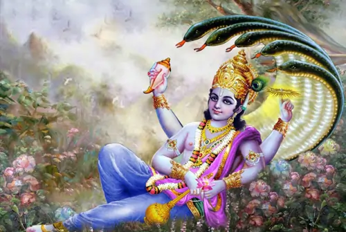 Devotees observing Nirjala Ekadashi fast, offering prayers while abstaining from food and water.