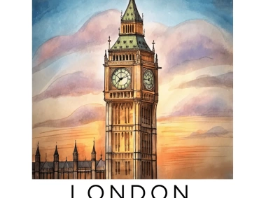 Photo of Big Ben tower in London with text overlay about numerologists.