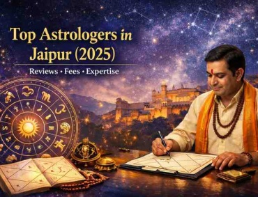 Top astrologers in Jaipur 2025 kundli reading zodiac chart astrology consultation banner