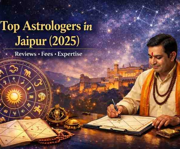 Top astrologers in Jaipur 2025 kundli reading zodiac chart astrology consultation banner