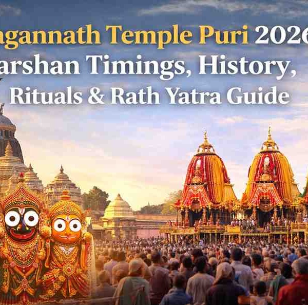 Jagannath Temple Puri 2026 with devotees during Rath Yatra festival