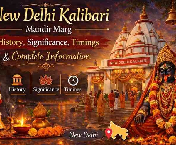 New Delhi Kalibari Mandir Marg temple with Goddess Kali idol, Bengali-style architecture, devotees and diya offerings