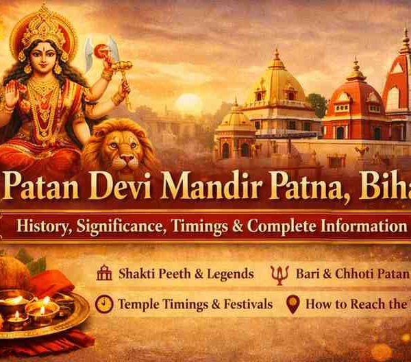Patan Devi Mandir Patna Bihar with Goddess Durga illustration – history, significance, temple timings and complete visitor information