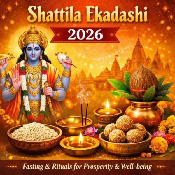 Ekadashi Vrat January 2026 puja with Lord Vishnu worship and fasting rituals
