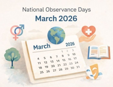 National Observance Days March 2026 – Important Awareness Dates