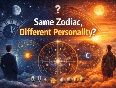 Same zodiac sign showing different personalities explained through birth chart astrology