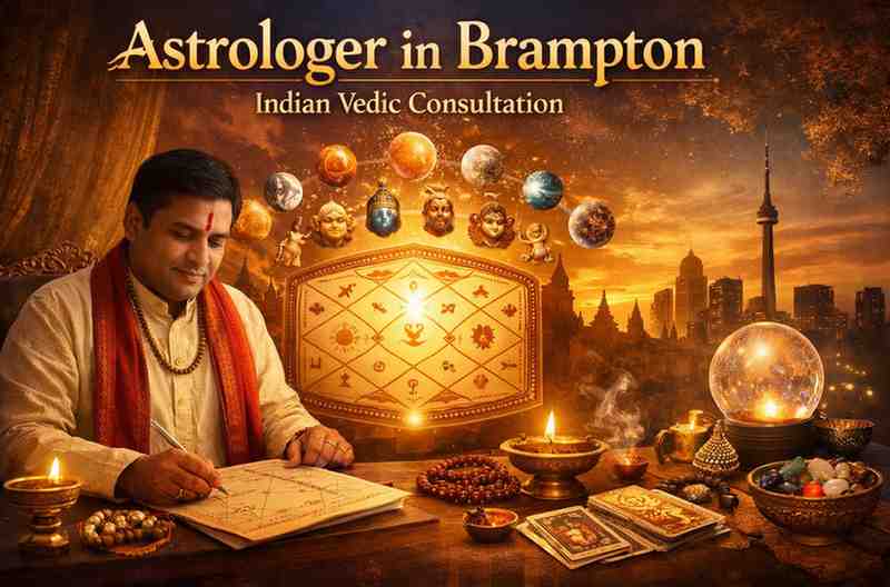Astrologer in Brampton providing Indian Vedic astrology consultation with Kundli chart analysis and spiritual guidance