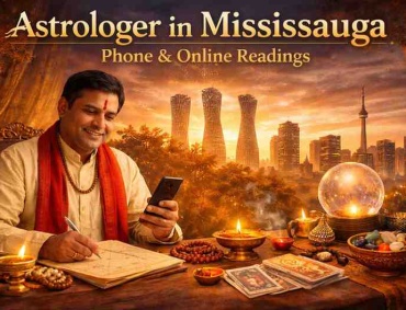 Astrologer in Mississauga providing phone and online Vedic astrology reading with Kundli chart and horoscope consultation