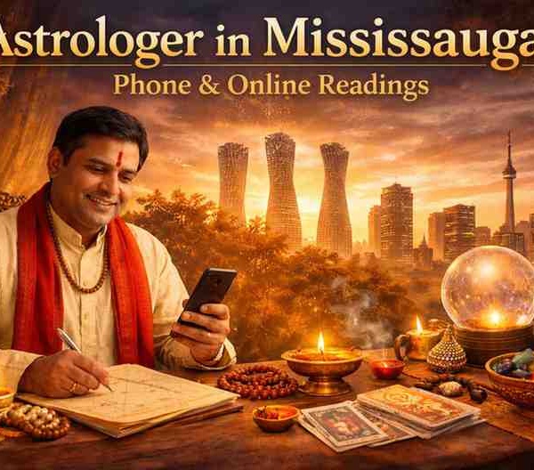 Astrologer in Mississauga providing phone and online Vedic astrology reading with Kundli chart and horoscope consultation