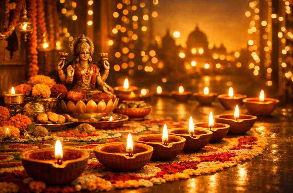 Why is Diwali celebrated with diyas symbolizing the victory of light over darkness