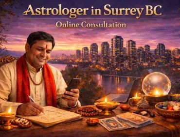 Astrologer in Surrey BC providing online Vedic astrology consultation with Kundli chart analysis and horoscope reading