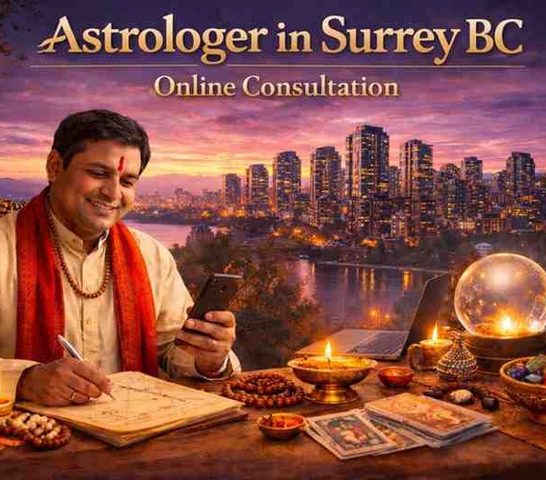 Astrologer in Surrey BC providing online Vedic astrology consultation with Kundli chart analysis and horoscope reading