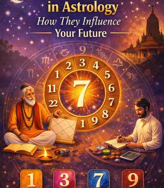 Life path numbers chart with astrologer and numerologist showing how numerology and astrology influence future and destiny