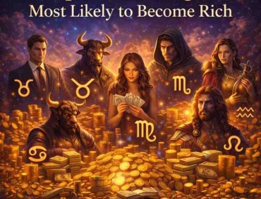 top 6 zodiac signs most likely to become rich astrology wealth success Capricorn Taurus Virgo Scorpio Leo Aquarius