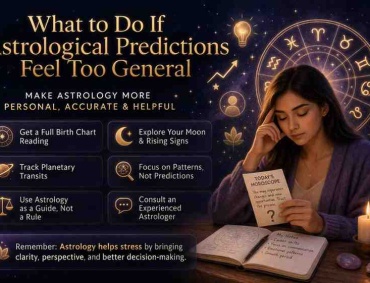 What to do if astrological predictions feel too general with personalized astrology guidance and zodiac chart illustration