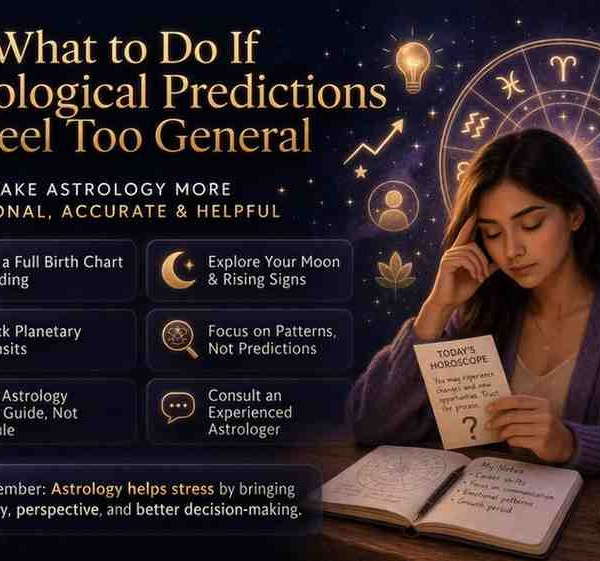 What to do if astrological predictions feel too general with personalized astrology guidance and zodiac chart illustration