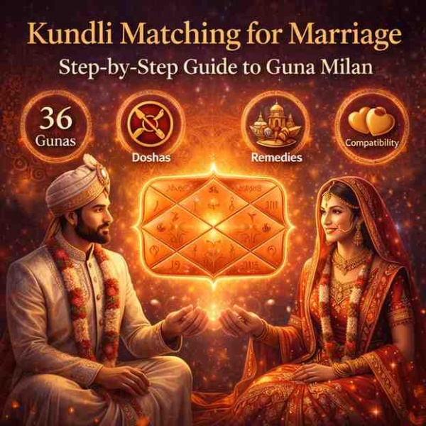 kundli matching for marriage guna milan 36 gunas doshas remedies compatibility astrology couple