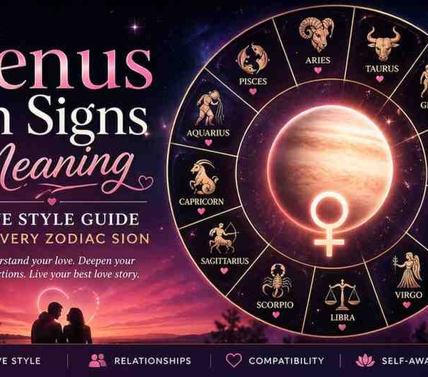 Venus in signs meaning love style guide zodiac wheel astrology relationship compatibility chart