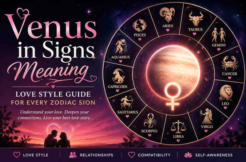 Venus in signs meaning love style guide zodiac wheel astrology relationship compatibility chart