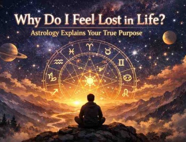why do I feel lost in life astrology chart showing zodiac signs and life purpose
